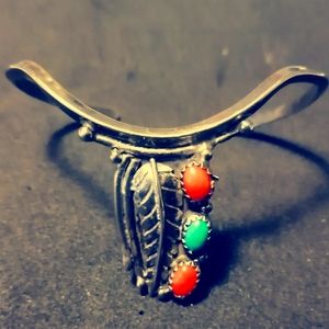 Silver native bracelet